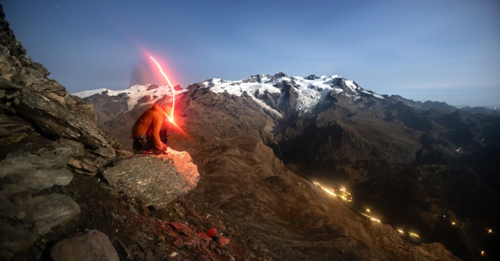 ブログ収益化の道をこれから歩む初心者が一歩踏み出す様子を象徴する希望に満ちたイメージ