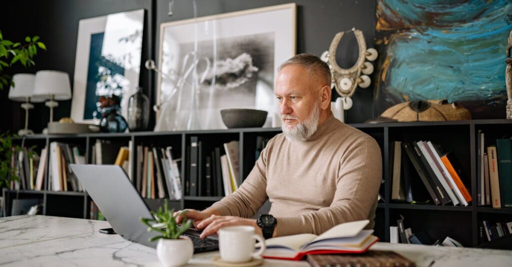 退職後にブランクを経て新たな仕事を始める40代男性の再出発イメージ