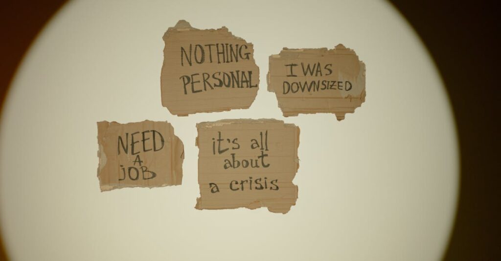 会社を辞める前に入念な準備を進める人物のイラスト、計画性と未来への希望が感じられる構図